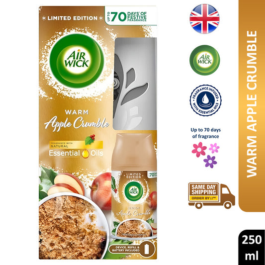Airwick Freshmatic Automatic Spray Machine Refill Warm Apple Crumble 250ml