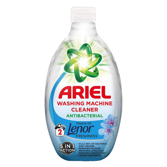Ariel Anti Bacterial Washing Machine Cleaner Dirt Limescale Remover 250ml