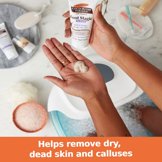 Palmer's Cocoa Butter Formula Foot Magic Lotion Exfoliating Foot Scrub 60g