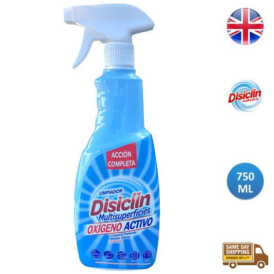 Disiclin Multi Surface Cleaner Active Oxygen Spray For Kitchen Window 750ml