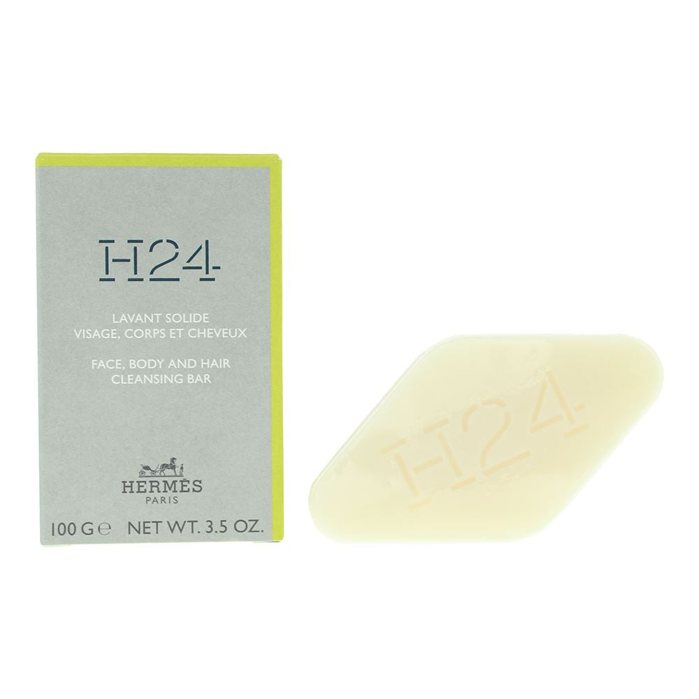 Hermes H24 Face Body And Hair Cleansing Bar 100g For Men