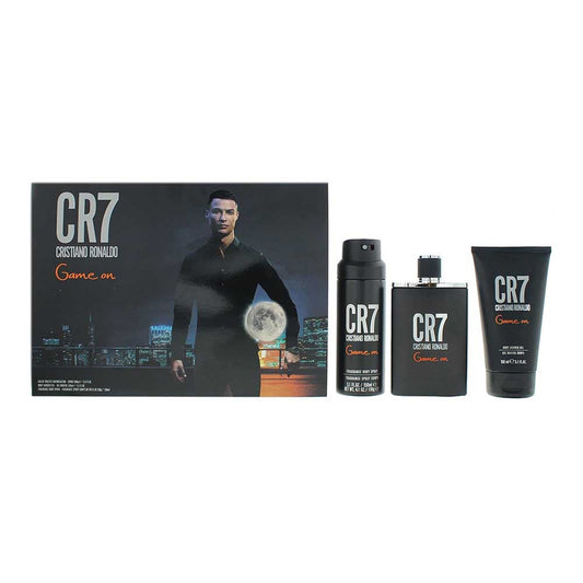Cristiano Ronaldo Cr7 Game On 3 Piece Gift Set: EDT, Shower Gel, Body Spray