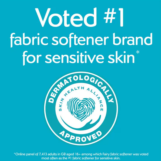 Fairy Laundry Fabric Softener Original Clothes Fresh Sensitive Skin 80W 2.64L