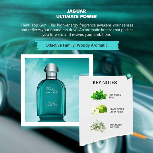 Jaguar Ultimate Power Eau de Toilette 100ml Mens Fragrance Spray