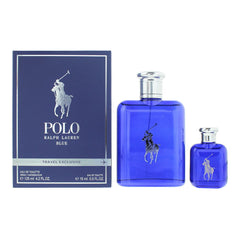Ralph Lauren Polo Blue 2 Piece Gift Set: Eau de Toilette 125ml, EDT 15ml