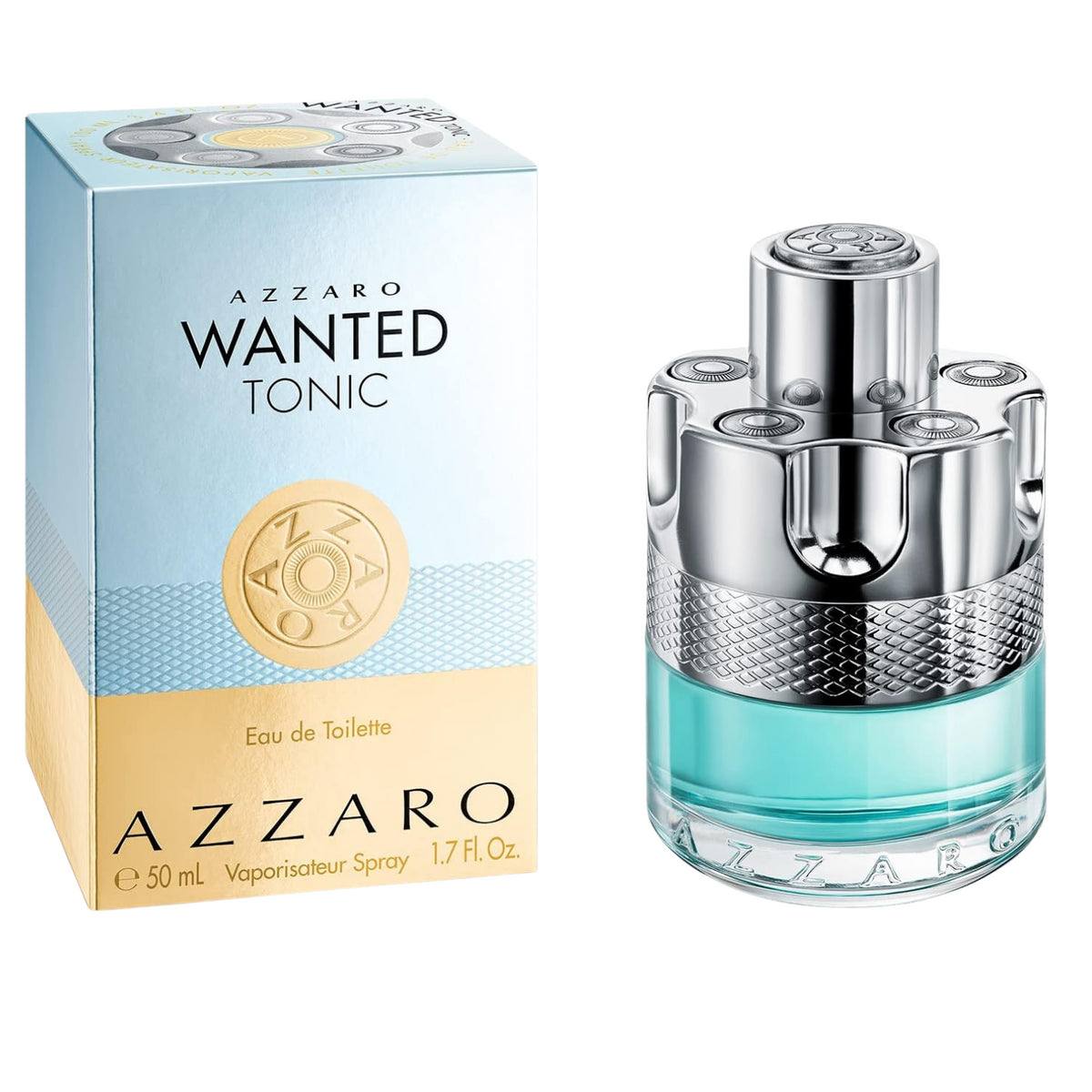 Azzaro Wanted Tonic Eau de Toilette 50ml Mens Fragrance Spray