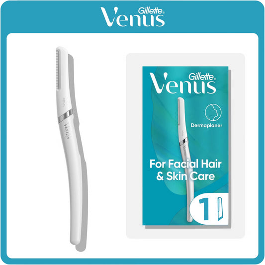 Gillette Venus Dermaplaning Blades Facial Hair & Skin Razor Instant Visible Glow