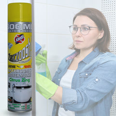 Xanto Bathroom & Shower Mousse Dirt Stain Cleaner Remover Citrus Zing 500ml