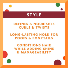 Cantu Care for Kids Styling Custard 227g Shea Butter Coconut Oil Honey Hair