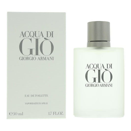 Giorgio Armani Acqua Di Gio Pour Homme Eau de Toilette 50ml Mens Fragrance Spray
