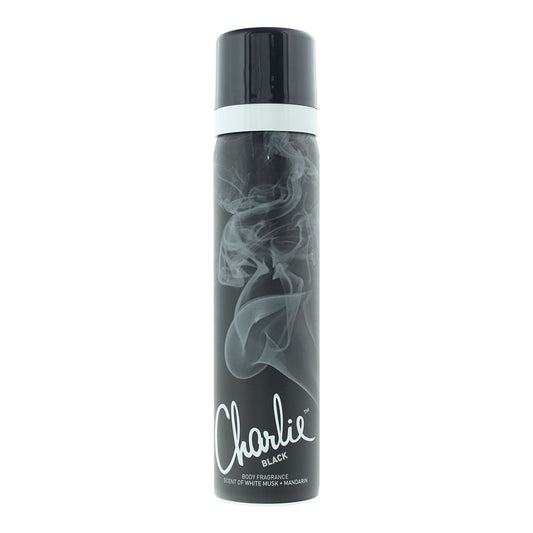 Revlon Charlie Black Body Spray 75ml For Women