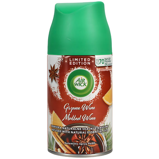 Air Wick Freshmatic Refills Mulled Wine New Air Freshener Automatic Spray 250ml