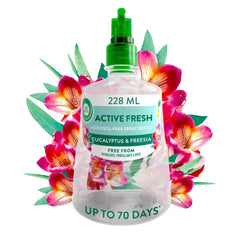Air Wick Active Fresh Spray Refill Air Freshener Eucalyptus & Freesia 228ml