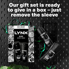 Lynx Black The Sidekick Body Wash & Spray Duo Gift Set For Him