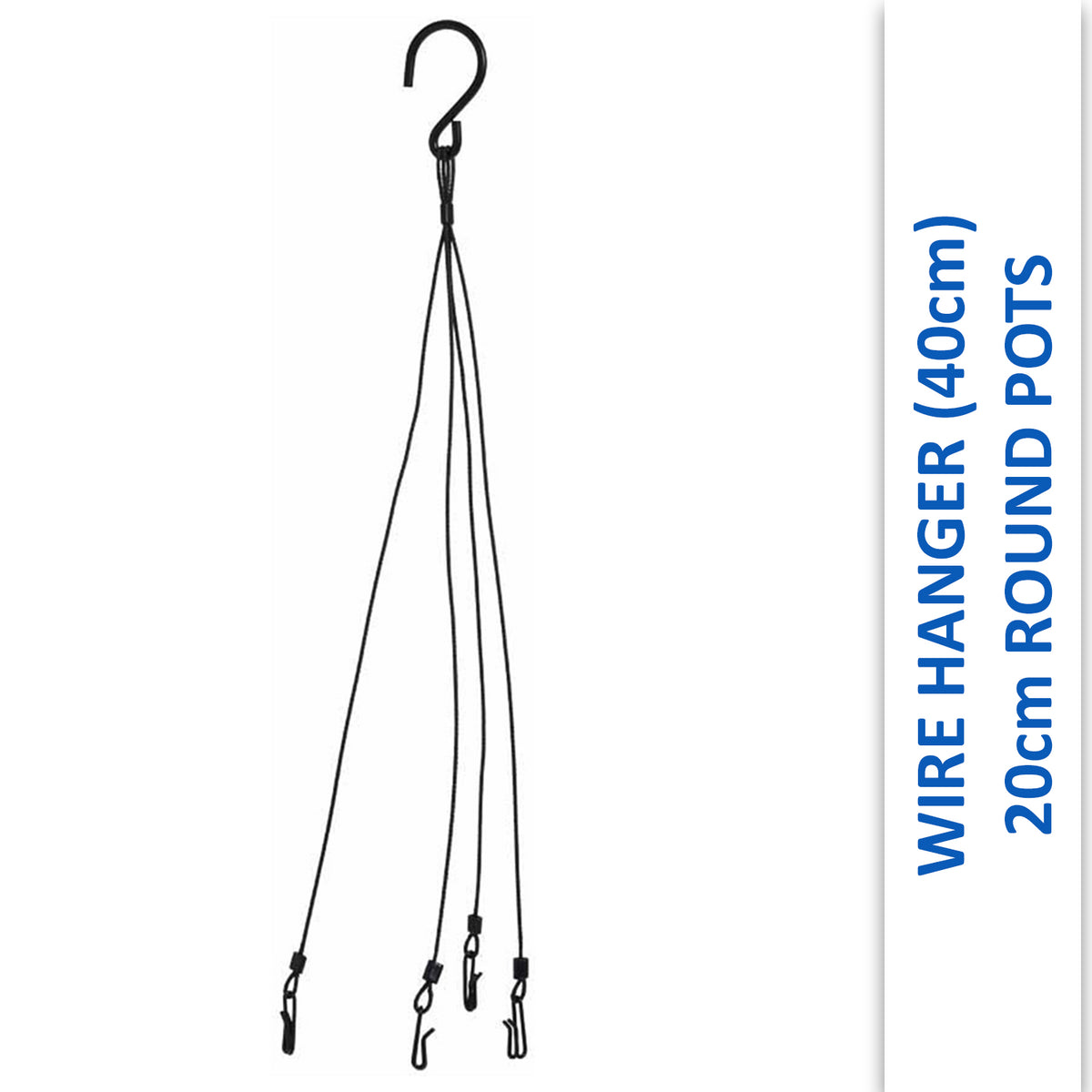 Clever Pots Rope Wire Hanger 40cm For 20cm Round Pots