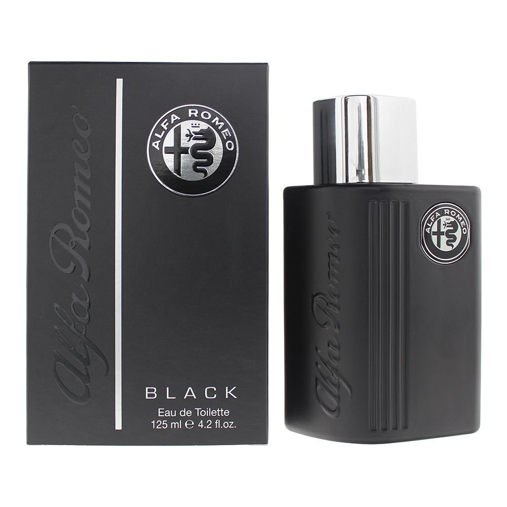 Alfa Romeo Black Eau de Toilette 125ml Mens Fragrance Spray