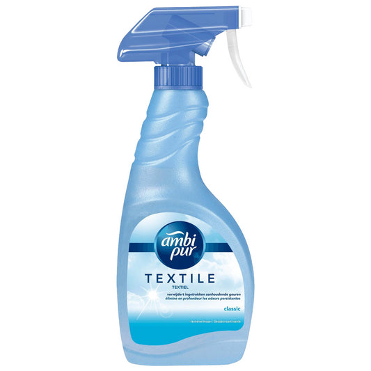 Ambi Pur Textile Classic Fabric Freshener Spray Eliminates Odors 500ml