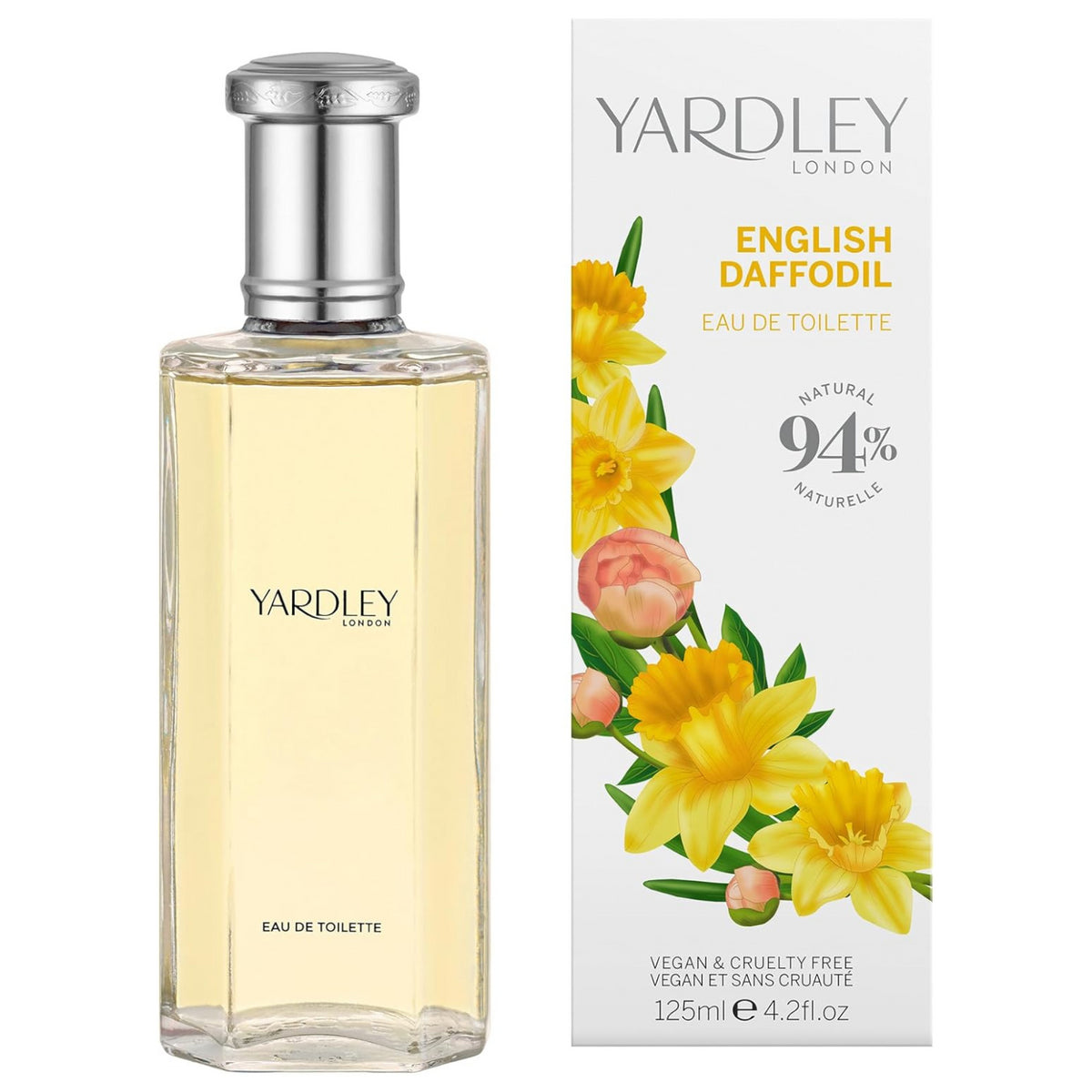 Yardley English Daffodil Eau de Toilette 125ml Womens Fragrance Spray