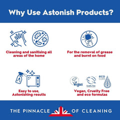 Astonish Disinfectant Ready To Use Surface Cleaner Spray Pink Roses 550ml