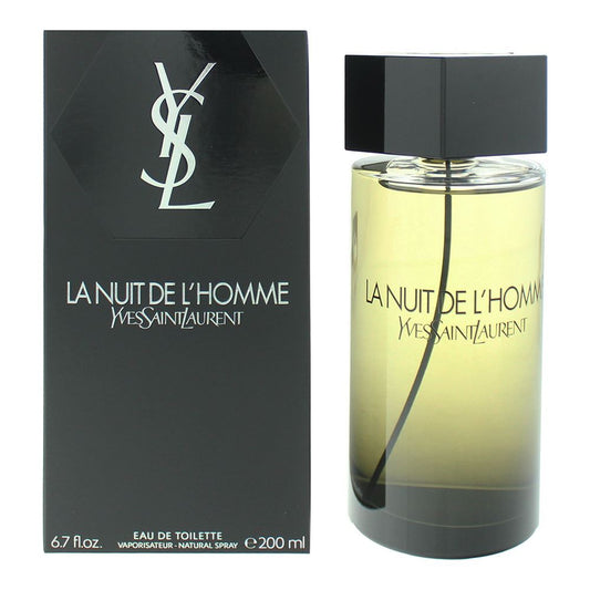 Yves Saint Laurent La Nuit De L'homme Eau de Toilette 200ml Mens Fragrance Spray