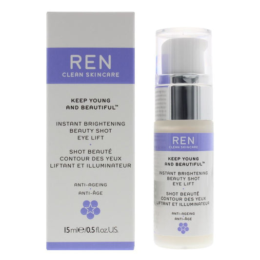 Ren Keep Young And Beautiful Instant Brightening Beauty Shot Lift Eye Serum 15ml