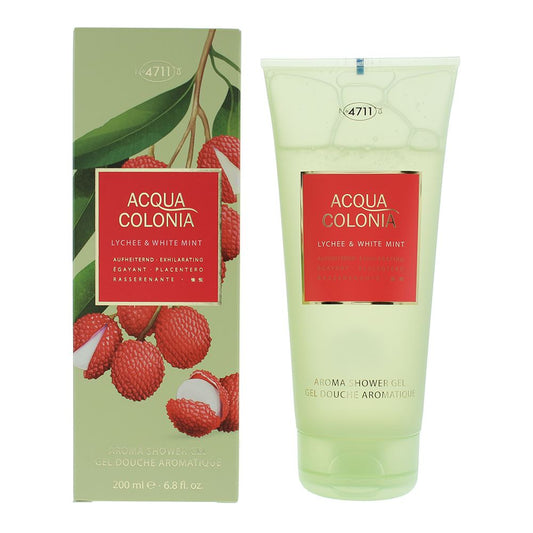 4711 Acqua Colonia Lychee & White Mint Shower Gel 200ml For Women