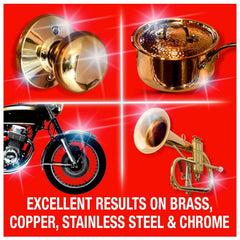 Brasso Metal Polish Liquid For Brass Copper Chrome Stainless Steel Pewter 175ml