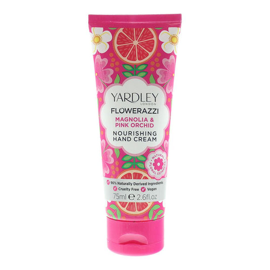 Yardley Flowerazzi Magnolia Pink Orchid Hand Cream 75ml Women