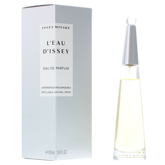 Issey Miyake L'eau D'issey Refillable Eau de Parfum 50ml Womens Fragrance Spray