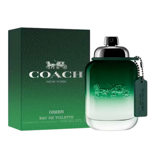Coach Green Eau de Toilette 60ml Spray Mens Fragrance