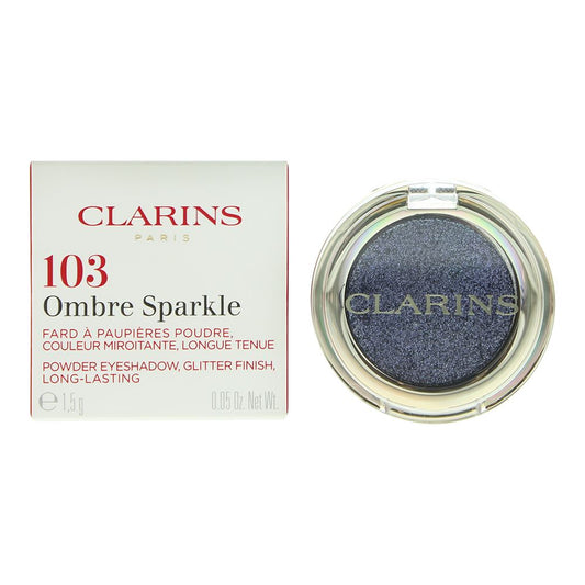 Clarins Ombre Sparkle 103 Blue Lagoon Glitter Eyeshadow for Women 1.5g
