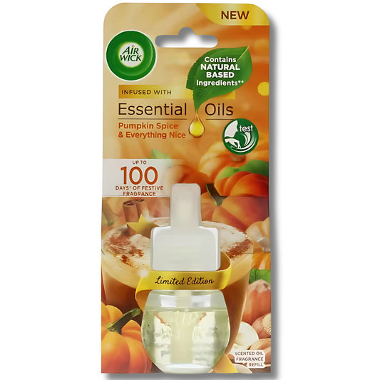 Air Wick Infused Essential Oils Pumpkin Spice & Everything Nice Fragrance Refill