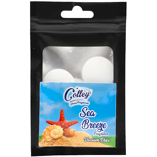 Colley Home Fragrances Sea Breeze Fragrance Vacuum Discs (4 Pack / 34g)