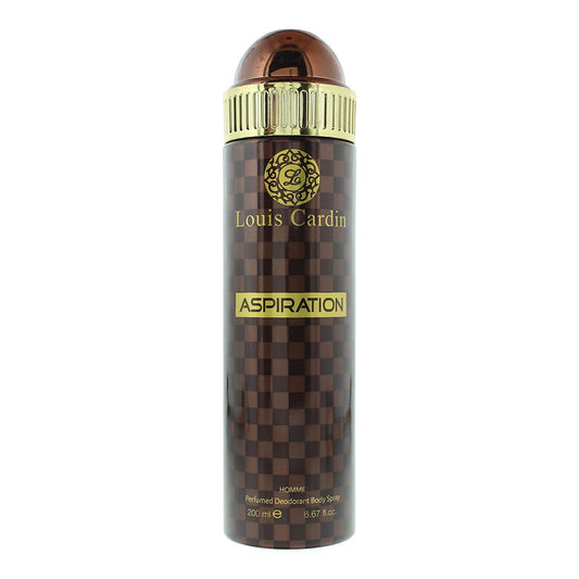 Louis Cardin Aspiration Perfumed Body Deodorant Spray for Mens 200ml