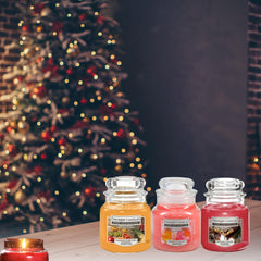 Yankee Candle Small Jar Scented Candles Home Fragrance Glistening Christmas 104G