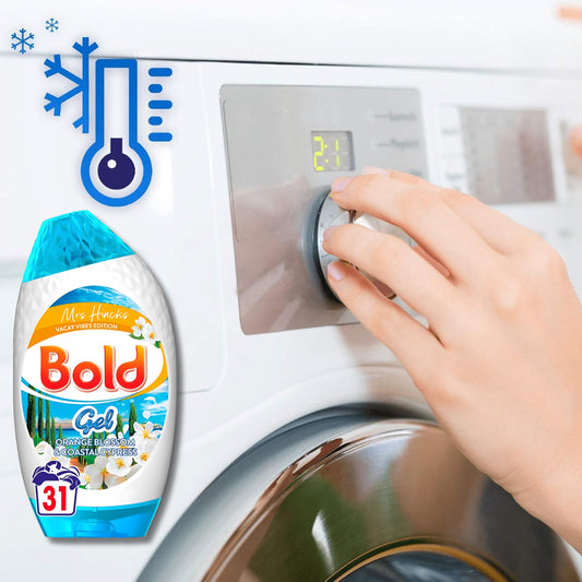 Bold Laundry Detergent Gel For Clothes Orange Blossom Coastal Cypress 31W 1023ml