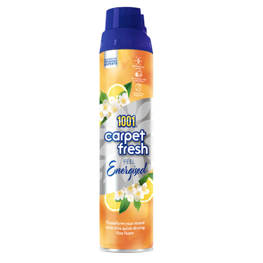 1001 Carpet Fresh Foam Spray Long Freshness Spring Feel Energised 300ml