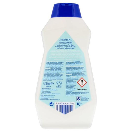 Astonish Cream Cleaner With Bleach Hygienically Surfaces Bathroom Cleaning 500ml