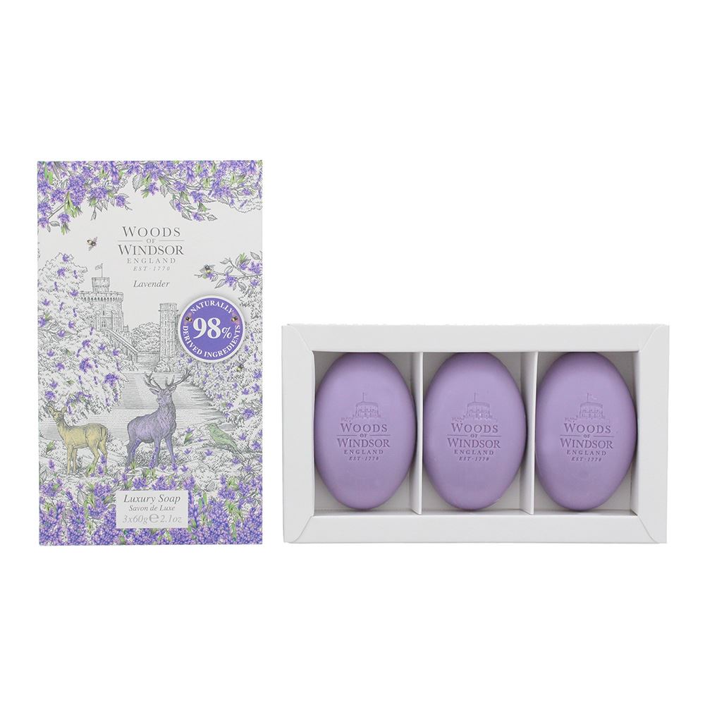 Woods Of Windsor Lavender Soap 3 X 60g Women
