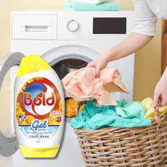 Bold Laundry Detergent Gel For Clothes Burst Of Sunshine Fragrance 24W 840ml