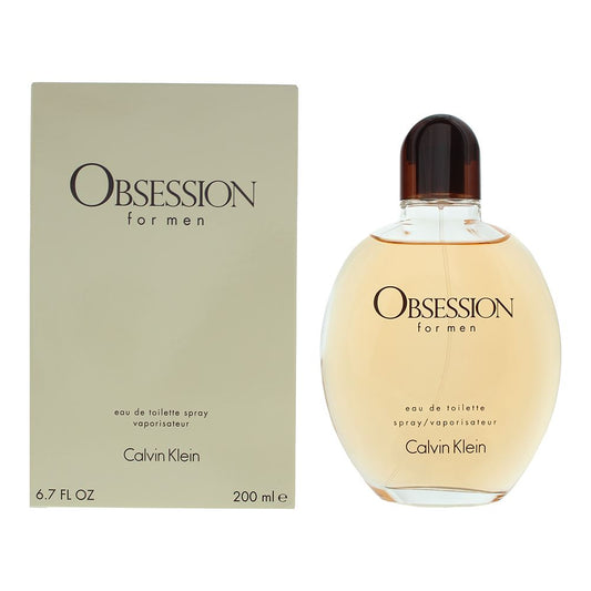 Calvin Klein Obsession For Men Eau de Toilette 200ml Men Spray