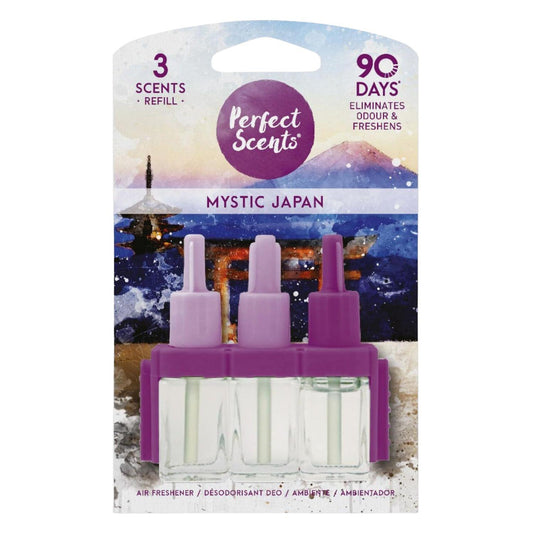 Perfect Scents 3Volution Plug in Refills Mystic Japan Home Air Fresheners 20ml