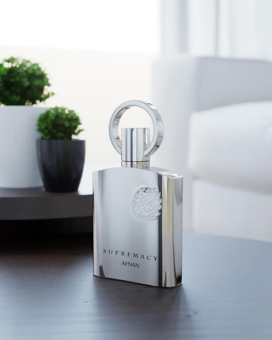 Afnan Supremacy Silver Pour Homme Eau de Parfum 100ml Mens Fragrance Spray