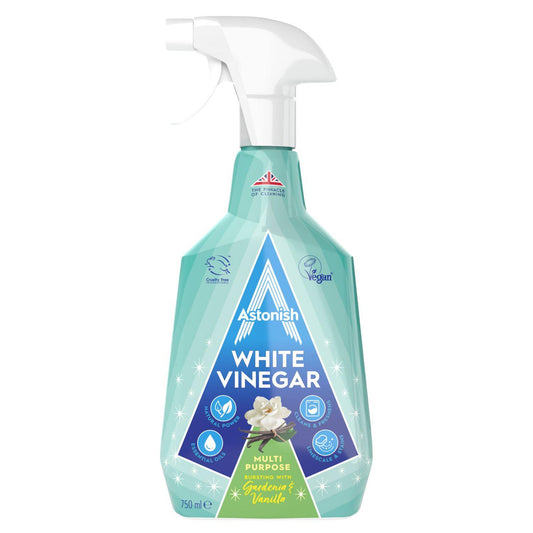 Astonish White Vinegar Gardenia Vanilla Natural Power Clean Freshens Spray 750ml