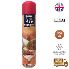 Romar Air Freshener Spray Home Office Room Talco Fragrance 300ml