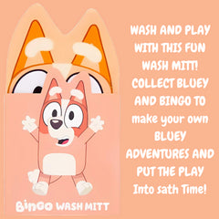 Bluey Toothbrush Toothpaste Wash Mitt Bubble Bath Shampoo-Conditioner Bundle Set