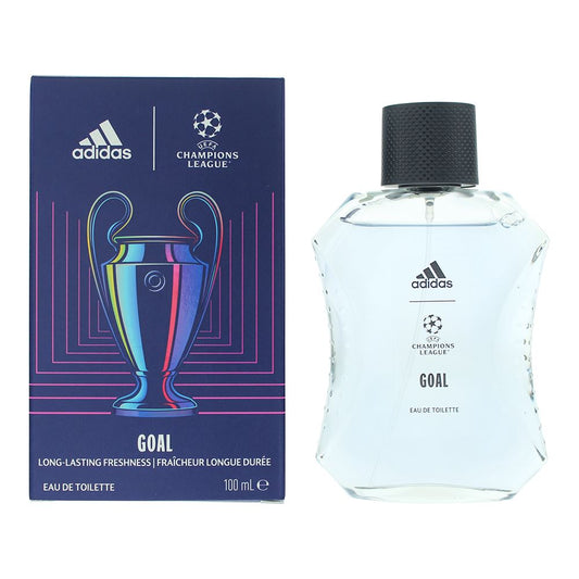 Adidas Champions League Goal Eau de Toilette 100ml Mens Fragrance Spray