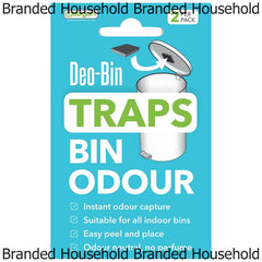 Deobin Traps Bin Odour Instant Capture Interior Absorbing Bins Easy Peel Place