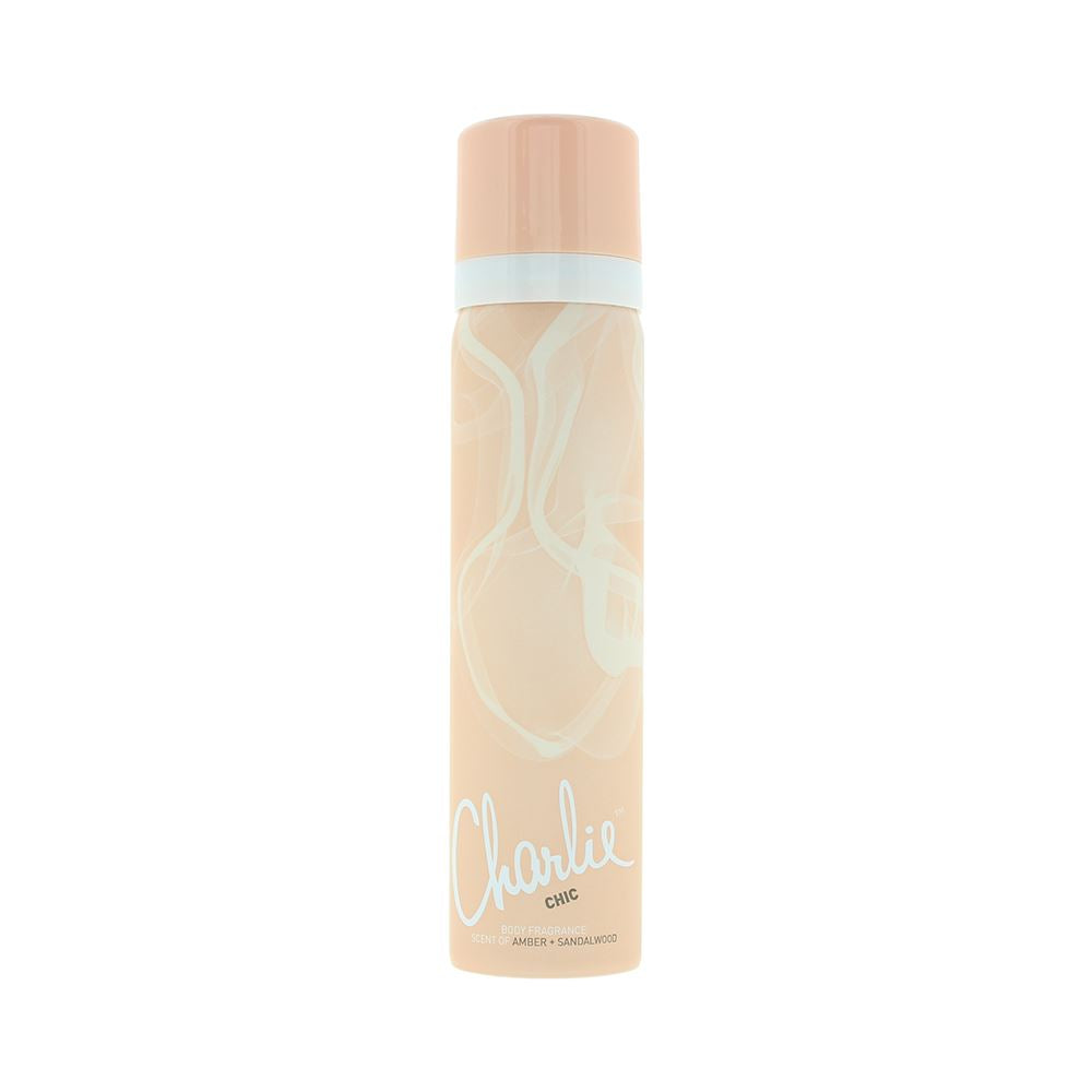 Revlon Charlie Chic Body Spray for Women Amber and Sandalwood Fragrance 75ml
