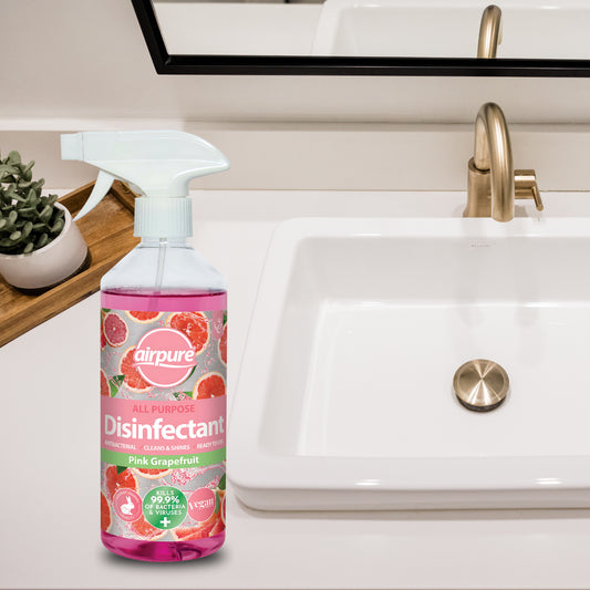 Airpure All Purpose Disinfectant Cleaner Spray Pink Grapefruit Fragrance 500ml